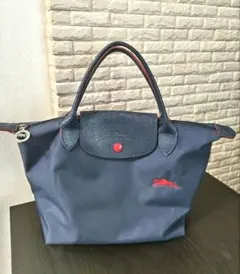 Longchamp ロンシャン 2650トートバッグ ネイビー - メルカリ