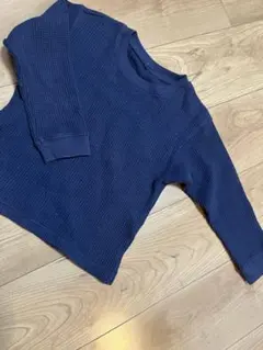 UNIQLO キッズ　ネイビー 長袖カットソー 110