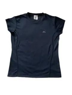 ミズノ ネイビー Tシャツ 半袖 M トップス スポーツ トレーニング ジム