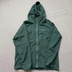 mont-bell フード付きナイロンジャケット XL ダークグリーン