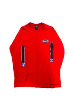 90's Stussy サーフ長袖Tシャツ 紺タグ