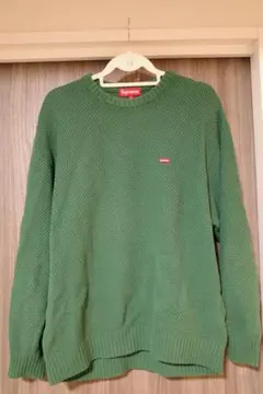 値下げ不可】supremeSmallBox ポロセーター グリーンXL - メルカリ
