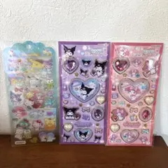 キラキラジュエルシール　ドロップジェリーシール　サンリオ　マイメロ　クロミ