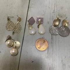 ゆれピアスセット＋おまけ1点付※裏止めなし