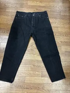 Levi's 550ブラックデニムパンツ W42 L30