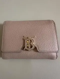 BURBERRY グレイニーレザー TBフォールディングウォレット
