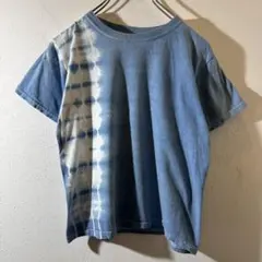 s*n様 C-29 タイダイ染め キッズTシャツ Mサイズ 青色 120 130のサムネイル