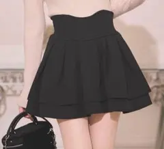 ミシェルマカロン Michell macaron 美脚スカート ブラック XS