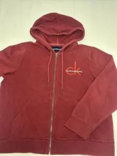 Calvin Klein Jeans バーガンディ パーカー