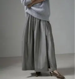 新品 SALON adam et rope タフタフォルムスカート