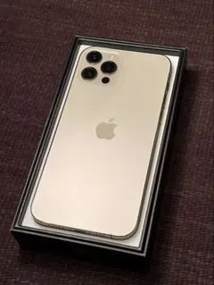 【美品・箱あり】iPhone 12 Pro ゴールド 512GB SIMフリー