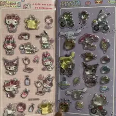 【即日発送】ボンボンドロップ風 サンリオうるちゅるシール2枚