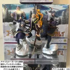ゴールデンカムイ　杉元佐一　白石由竹　アシリパ　フィギュア用アクリル台座
