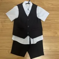 キッズフォーマルスーツ 110cm ネイビー