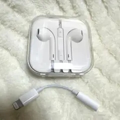 【未使用】Apple純正 イヤホン 変換アダプタ付