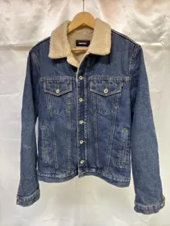 DIESEL デニムジャケット　裏ボア　Lサイズ　メンズ