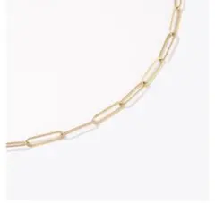 Lumière Big chain necklace 18金チェーンネックレス