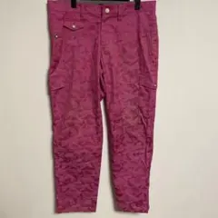 MARK & LONA マークアンドロナ 迷彩柄ピンクパンツ カーゴパンツ XL