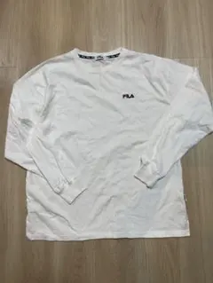 FILA 長袖 Tシャツ ホワイト Fサイズ