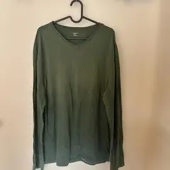 Gap メンズ 長袖カットソー カーキ XLサイズ
