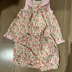 センスオブワンダー　ピンク花柄　セットアップ