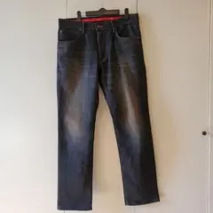 EDWIN 503 W32　ストレートデニム ダークブルー