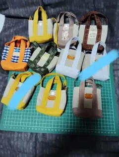 ミニトートバッグ形バックに付ける小物入れ　バラ売り　まとめ売り可