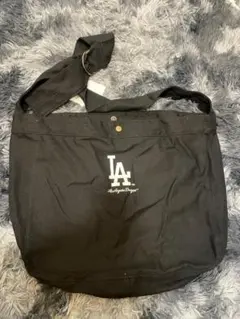 エムエルビー(MLB) ショルダーバッグ コットン 黒のサムネイル