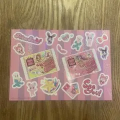 映画　アイカツ！×プリパラ　入場者特典　第4弾　シール