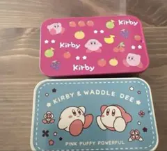 星のカービィ 缶ケース スライド式 カービ2個セット