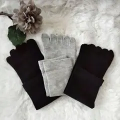 ✨残り１点✨ ソックス 靴下 3足 メンズコットン5つ指 クルーつま先 通気性