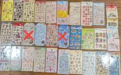 ボンボンドロップシール　プチドロップシール　フレークシール　ぷっくりシール