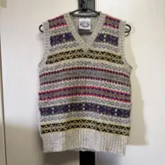 Jamieson’s ジャミーソンズ フェアアイルニットベスト英国製のサムネイル