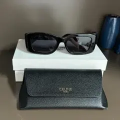 CELINE ブラック サングラス ケース付き