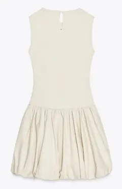 ZARAインターロックコンビネーションワンピース［L］