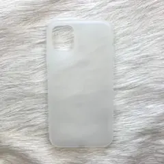 新品 iPhone 11 6.1 インチ ケース ホワイト ソフトケースB227