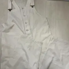 samansa Mos2 アイボリー サロペット サイズF