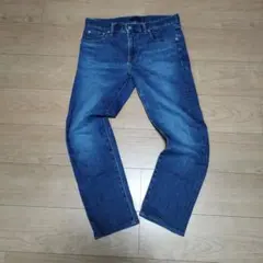 UNIQLO ストレートデニム デニムブルー　ストレッチ