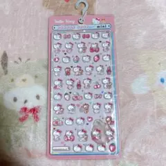 ハローキティ ボンボンドロップシール mini ピンク サンリオ サンスター文具