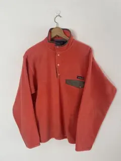 超希少カラー　Patagoniaフリース　スナップt シンチラ サーモンピンク