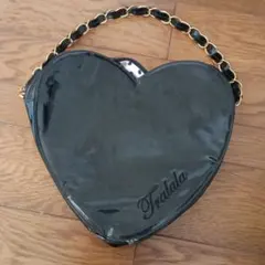Tralala ハート型 ブラックバッグのサムネイル