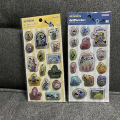 パペットスンスン　ポップデコパーティー　わたあめカプセルシール　２枚セット