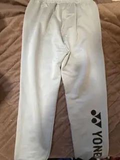 YONEX ホワイト トレーニングパンツ　M