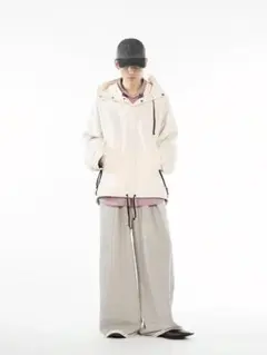 Washed Nylon Prime-Over Anorak Hoodieのサムネイル