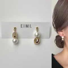 コットンパール　ゴールド　ピアス　イヤリング　入学式　卒業式