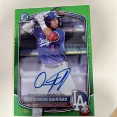 topps EDUARDO QUINTERO auto 99シリ