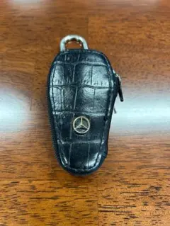 Mercedes Benz キーケース ブラック クロコ型押し【中古】のサムネイル