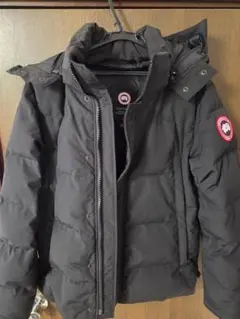 カナダグース フード付きダウンジャケット 黒