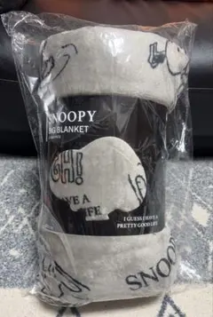 Snoopy ビッグブランケット グレー系