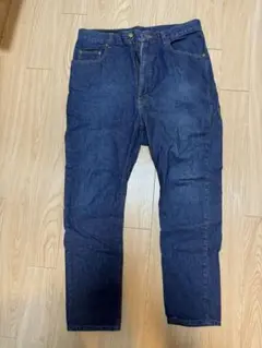 【Lee × メルシーボークー】コラボ サルエルデニムパンツ／うしろまえ仕様M 即決 送料無 Lee × メルシーボークー コラボ うしろまえサルエル